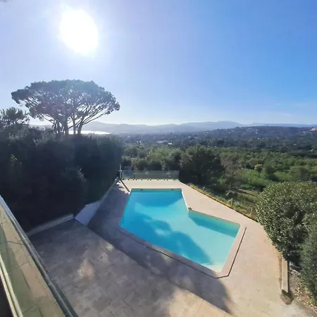 Gricard T5 Avec Piscine Vue Panoramique Sur Les Collines De Et Apercu Grimaud